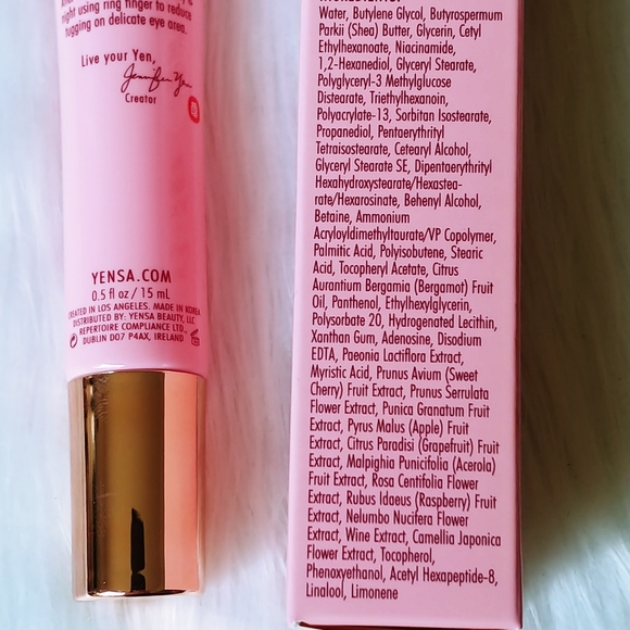 NEW FULL SIZE Yensa Pink Lotus Peptide Renewal Eye Cream - Picture 9 of 16